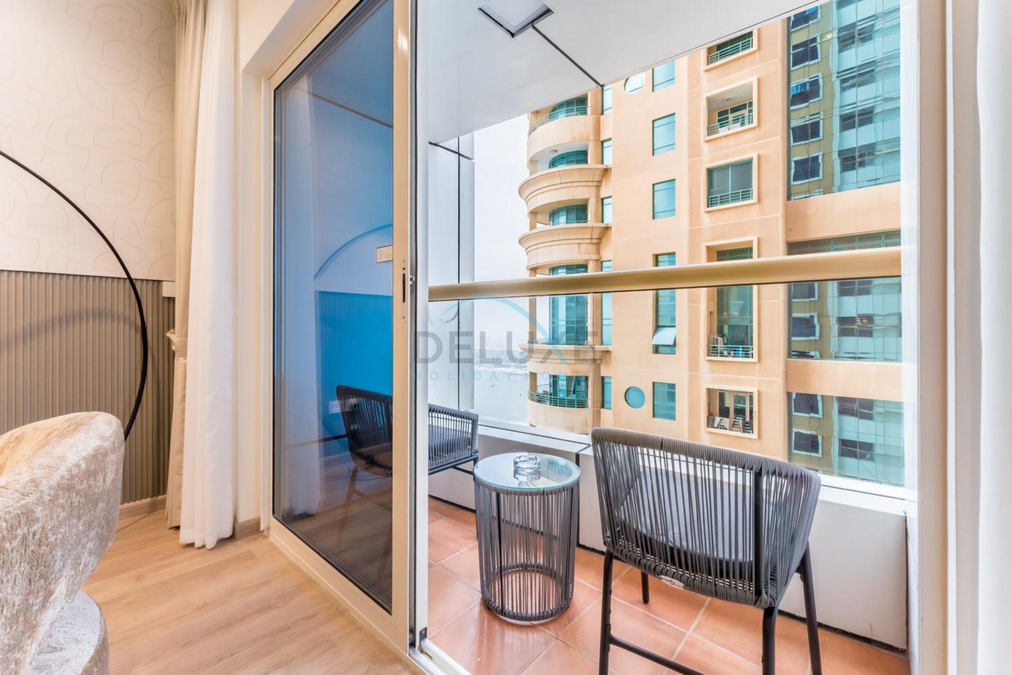 Renovated 1br With Partial Sea And Views Close To The Beach, Elite Residence, Marina By Deluxe Homes * Dubai