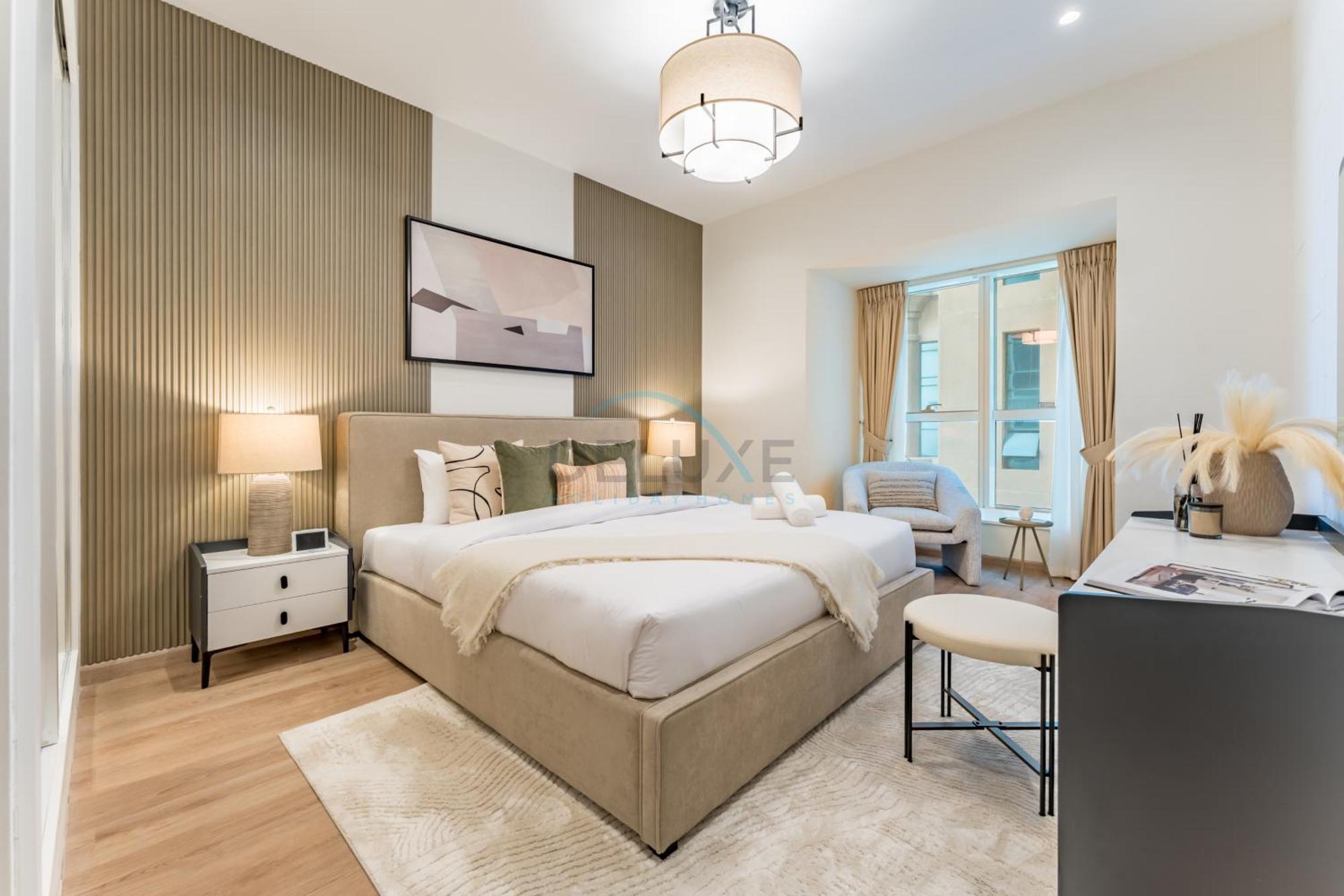 Renovated 1br With Partial Sea And Views Close To The Beach, Elite Residence, Marina By Deluxe Homes * Dubai